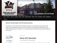 Tablet Screenshot of durham-housing.com